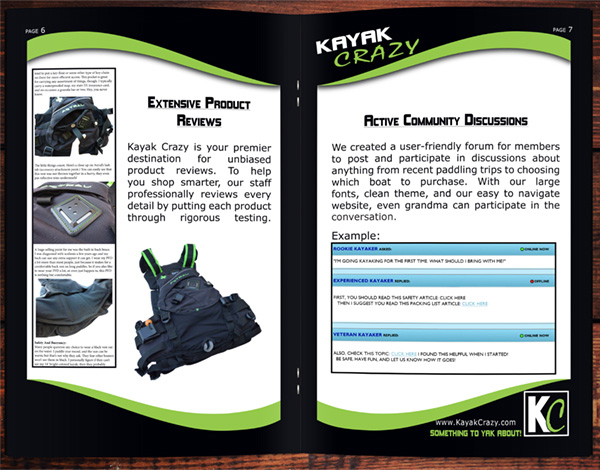 KayakCrazy Brochure